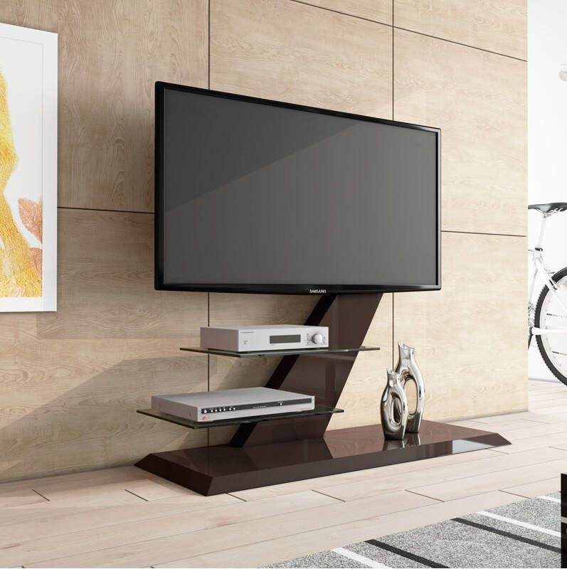 Hubertus Meble Tv meubel Vento 110 cm breed hoogglans bruin online kopen