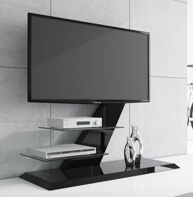 Hubertus Meble Tv meubel Vento 110 cm breed Hoogglans Zwart