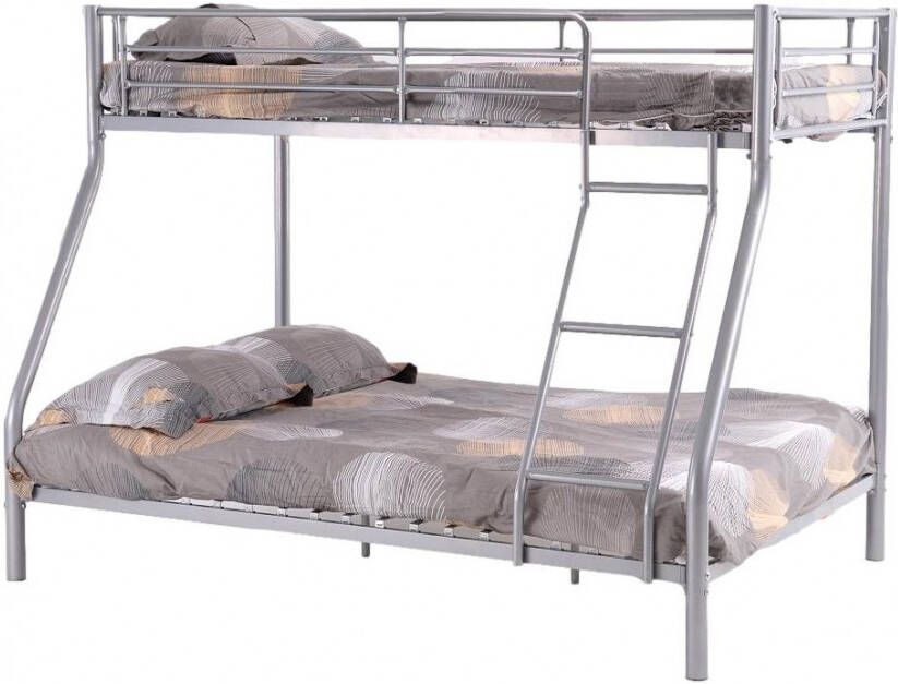 Joba Furniture Stapelbed Trio Jupiter 140x200cm Zilver