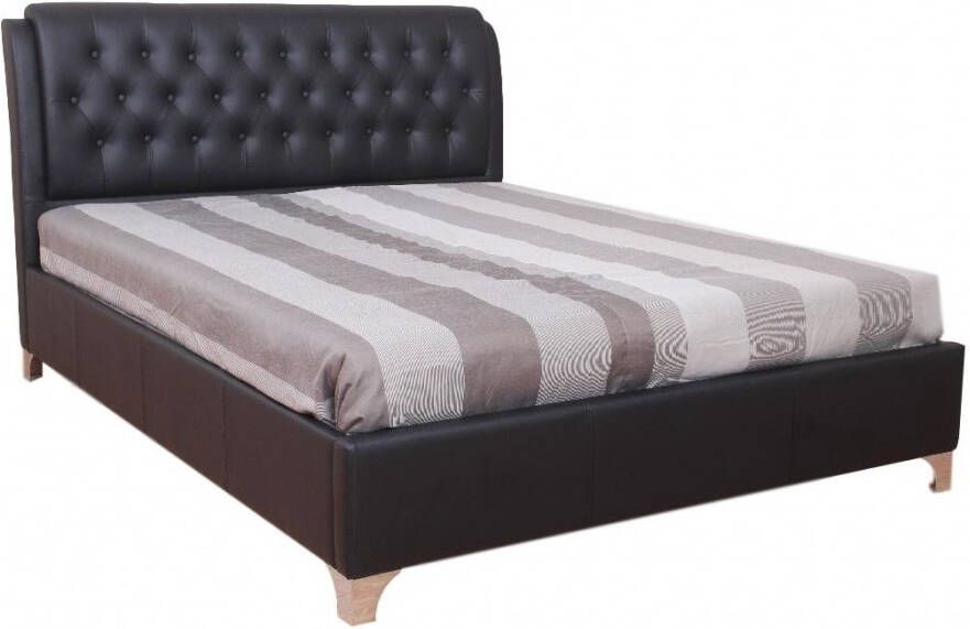 Joba Furniture Tweepersoonsbed King 160x200cm zwart online kopen