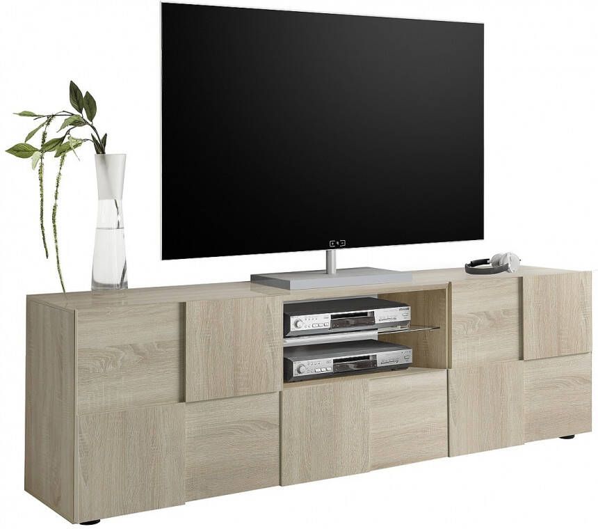 Pesaro Mobilia Tv meubel Dama 181 cm breed in sonoma eiken