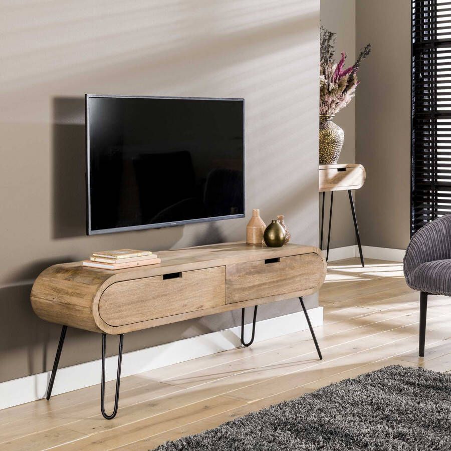 Zaloni TV meubel Barrel 2L 135 cm breed online kopen