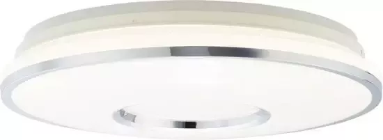 Brilliant plafondlamp wit-zilver 49cm Oneindig dimbaar