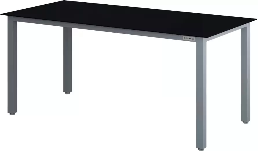 Casaria Tuintafel Bern Zilver Aluminium 190x90x75cm - Foto 4