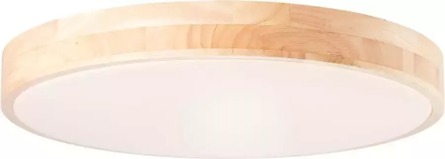 Brilliant Briljant Plafondlamp 49cm hout licht -Dimbaar lichtkleur instelbaar - Foto 6
