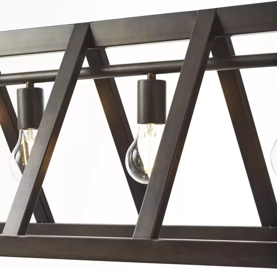 Brilliant hanglamp Matrix 4-lichts zwart Leen Bakker - Foto 1