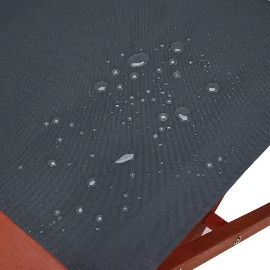 Casa Directievouwstoel Cannes antraciet FSC -gecertificeerd