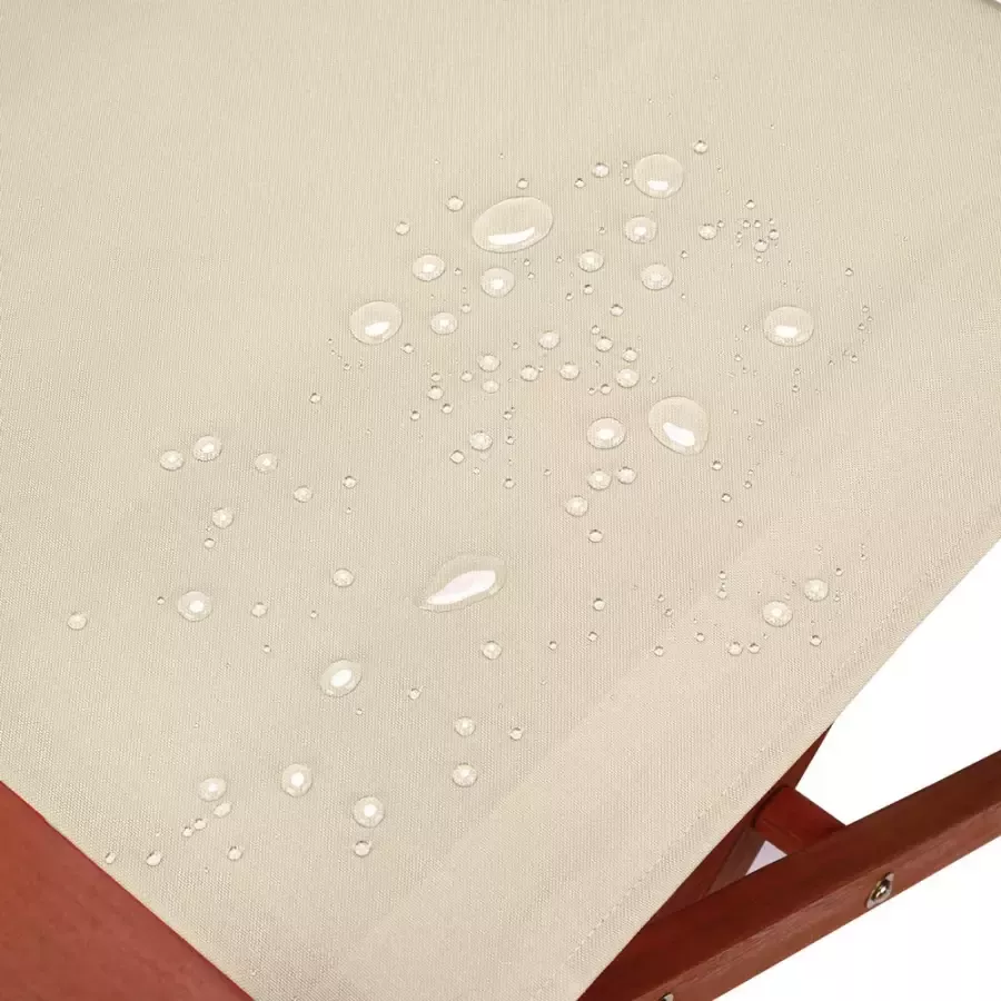 Casa Directievouwstoel Cannes Crème FSC -gecertificeerd