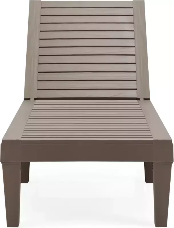 Coast Ligstoel Tuinligstoel met Verstelbare Rugleuning Strandligstoel 190 x 57