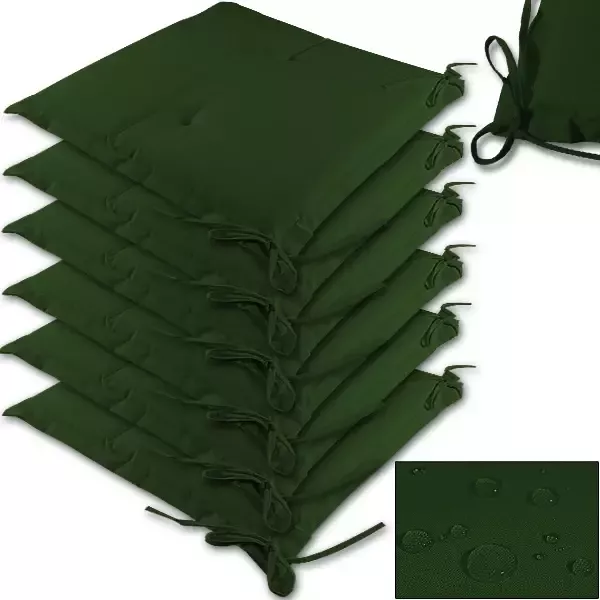 Adelete Detex Zitkussen 6stuks Groen- 43x39x5cm