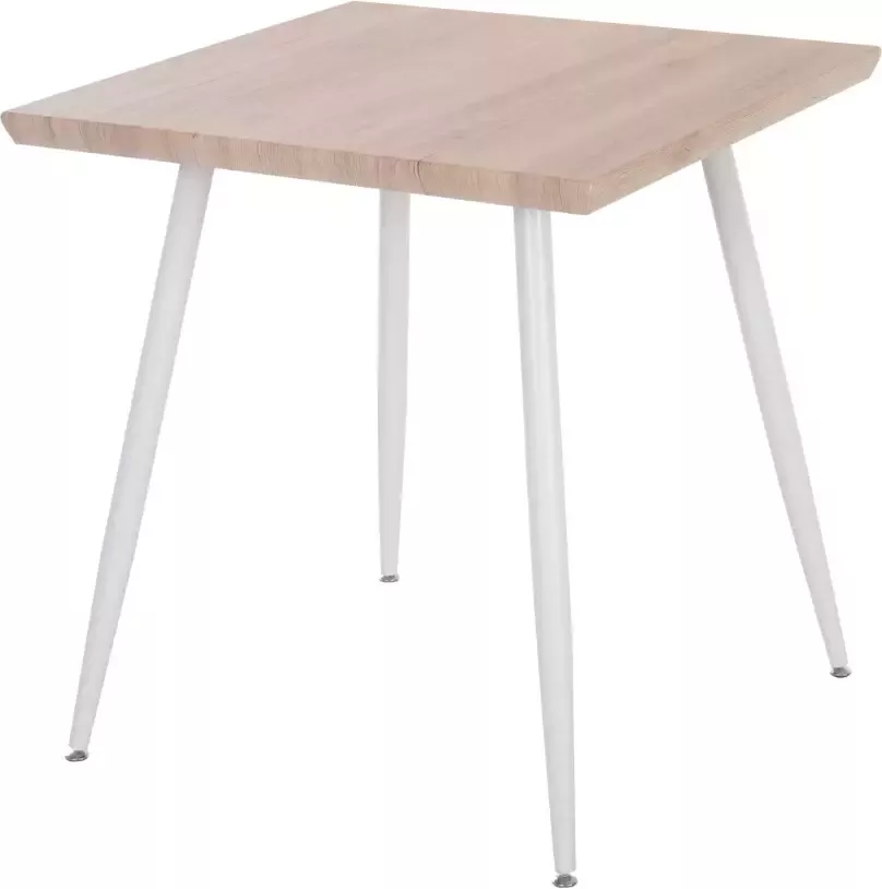 Homcom HOMdotCOM Eettafel set met 2 stoelen naturel hout wit - Foto 1