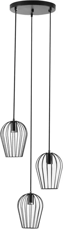HOMdotCOM Hanglamp moderne geometrische hanglampen kroonluchter zwart - Foto 3
