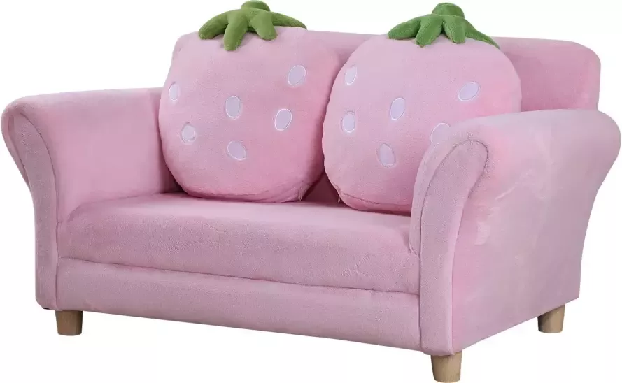 HOMdotCOM Kinderbank Strawberry (Strawberry Sofa) - Foto 2