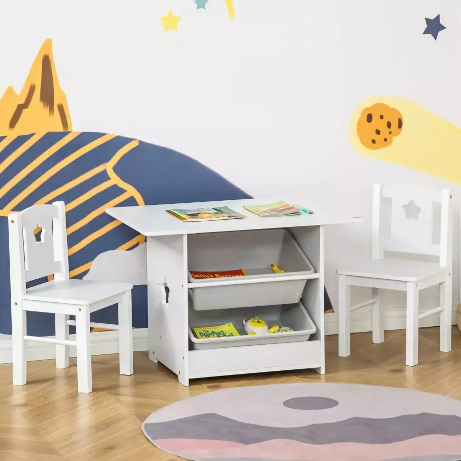 HOMdotCOM Kinderzitje set 71 cm x 48 cm x 49 5 cm