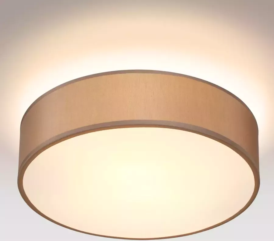 Monzana Plafondlamp Taupe Stof Ø38cm - Foto 2