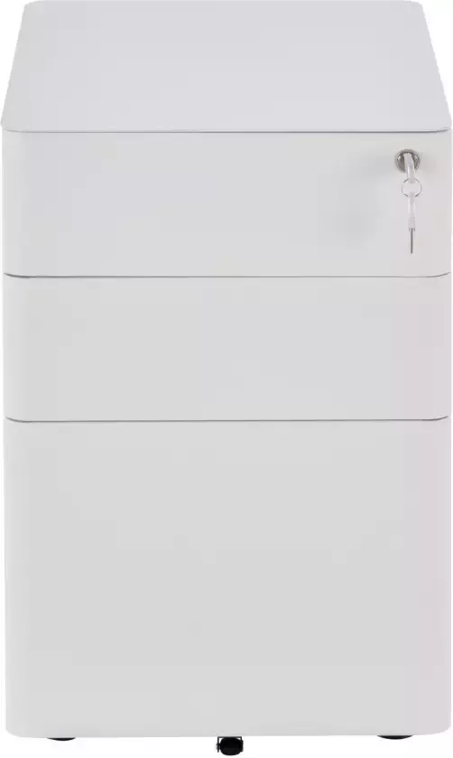 Vinscetto Vinsetto Rolcontainer verrijdbare archiefkast met 3 laden kantoorkast staal 924-006 - Foto 8