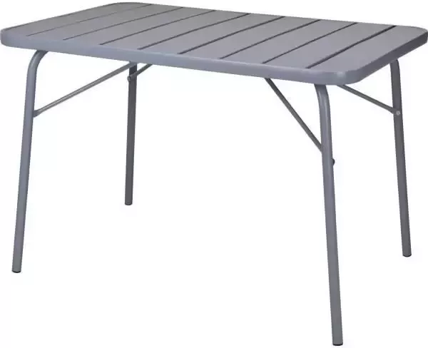 Mesa Metalen Tafel Grijs 110x70x75cm- 6 persoons