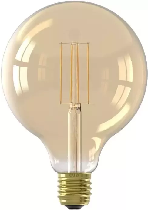 Trendhopper Calex LED volglas LangFilament Globelamp 220-240V 4.5W 470lm E27 G125 Goud 2100K Dimbaar - Foto 2