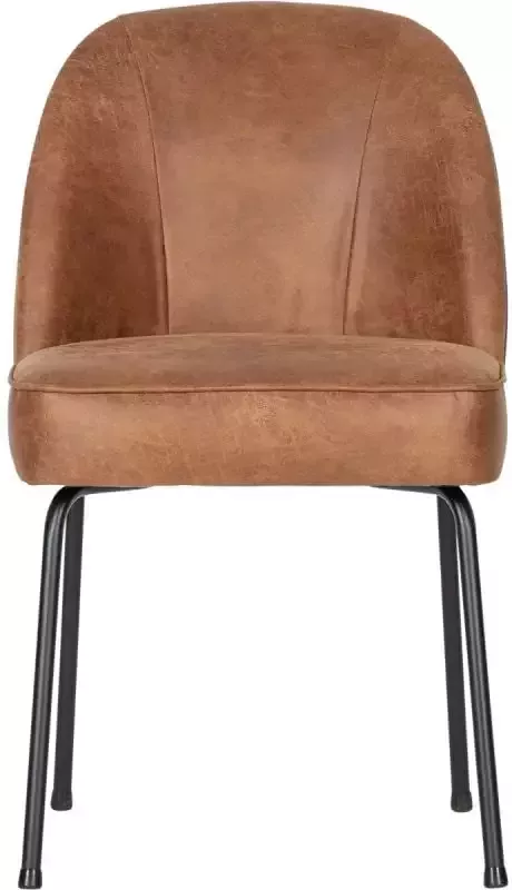 WOOOD BePureHome Vogue Eetkamerstoel Leer Cognac 83x50x59 - Foto 3