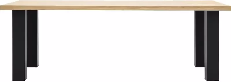 Trendhopper Eettafel Aspen met 4 metalen poten