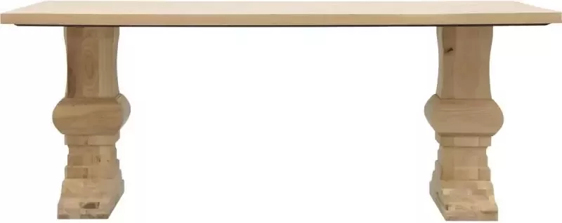 Trendhopper Eettafel Boston met eiken kolompoot