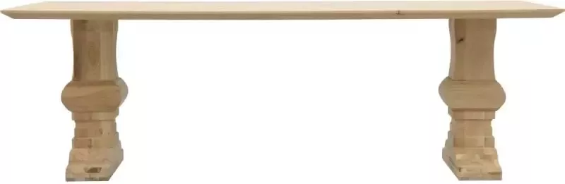 Trendhopper Eettafel Conroe met eiken kolompoot