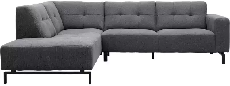 Trendhopper Hoekbank Viborg Nero Grey links
