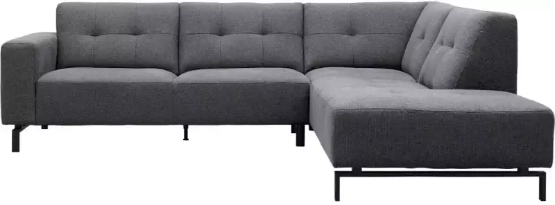 Trendhopper Hoekbank Viborg Nero Grey rechts