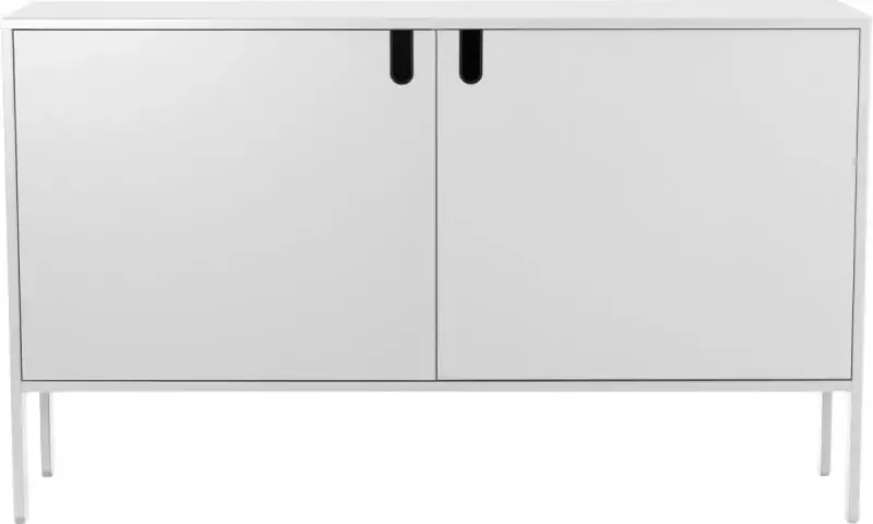 Tenzo dressoir Uno 2-deurs wit 89x148x40 cm Leen Bakker - Foto 2