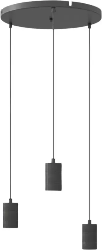 Trendhopper Pendel Retro rond 40cm Zwart - Foto 3