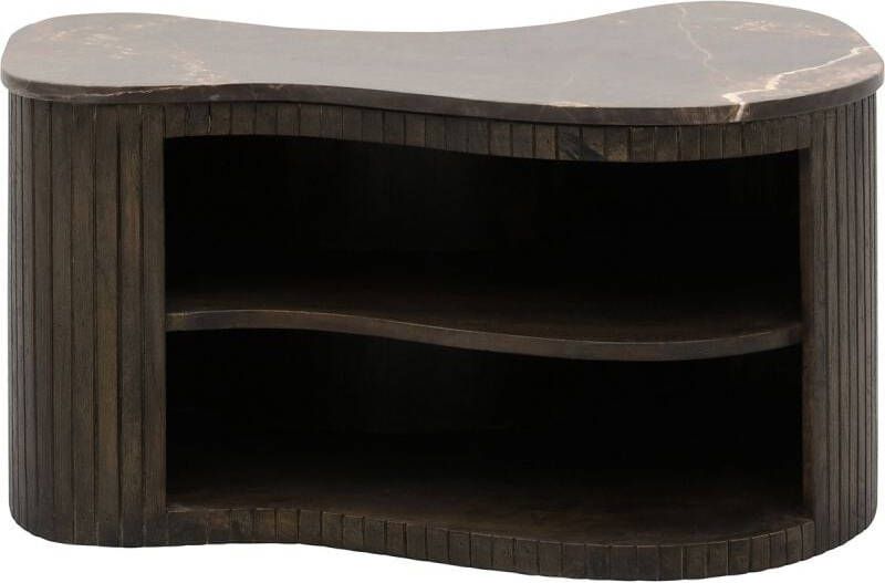 Trendhopper Salontafel Milou organisch groot met opbergruimte