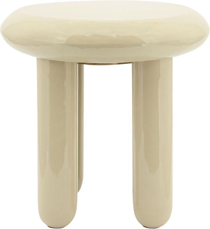 By-Boo Ronde Bijzettafel Balloon 43cm Beige - Foto 1
