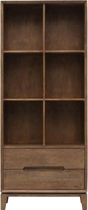 Livingfurn Boekenkast Cortez Mangohout 200 x 83 cm Bruin - Foto 2