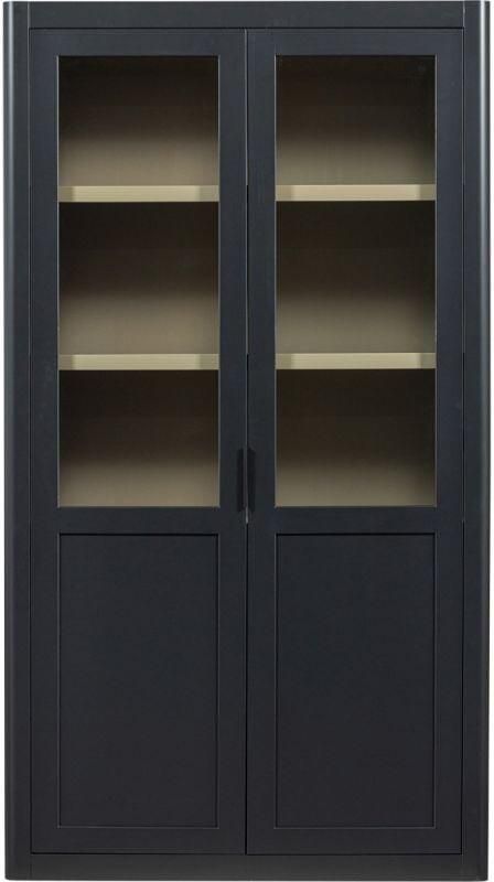 WOOOD Buffetkast Gunnar Grenenhout 217 x 120cm Mat Zwart - Foto 4