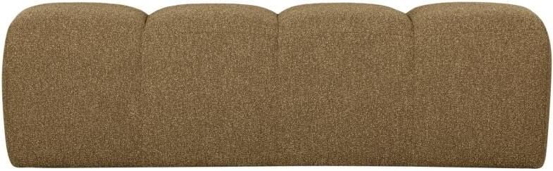 Woood Mojo Eetbankje 164 cm Mojo Bouclé Geel|Bruin Melange - Foto 2