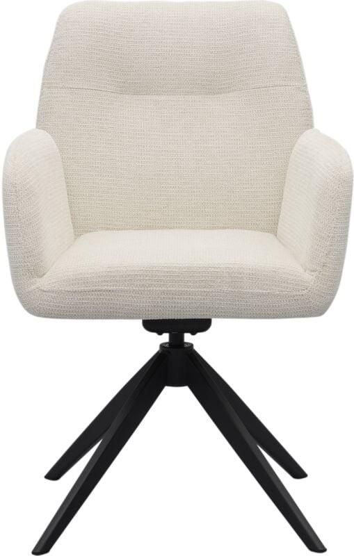 Meubelplaats Eetkamerstoel Roxana draaibaar Ivory 88x57 5x62 cm - Foto 2