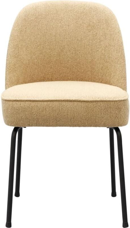 Trendhopper Eetkamerstoel Vogue Gear Camel met zwarte poten