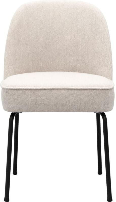 Trendhopper Eetkamerstoel Vogue Gear Natural met zwarte poten