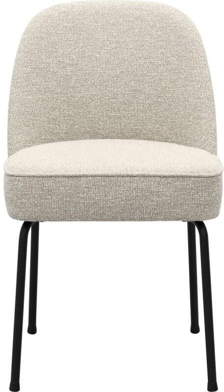 Trendhopper Eetkamerstoel Vogue Lima Beige met zwarte poten