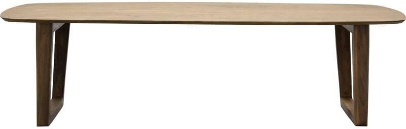 Livingfurn Deens Ovale Eettafel Cortez Mangohout 200 x 100cm Bruin Ovaal - Foto 2