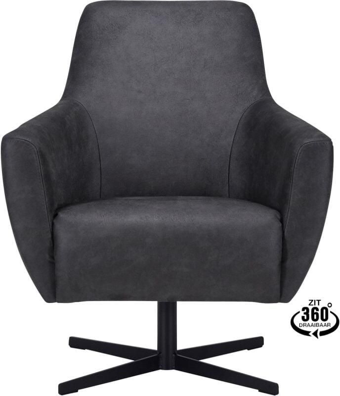 Trendhopper Fauteuil Helin Bull Antraciet