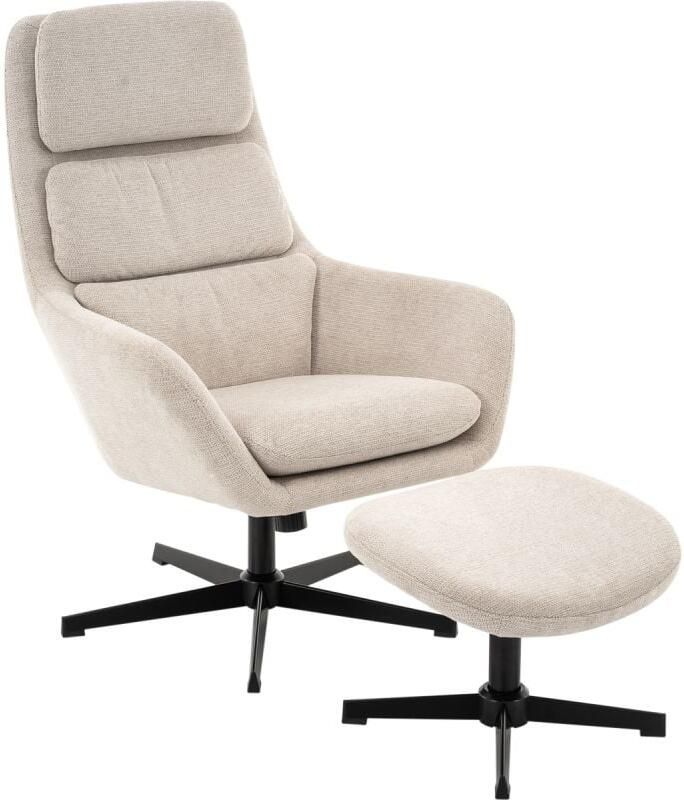 Trendhopper Fauteuil met hocker Kai - Foto 1