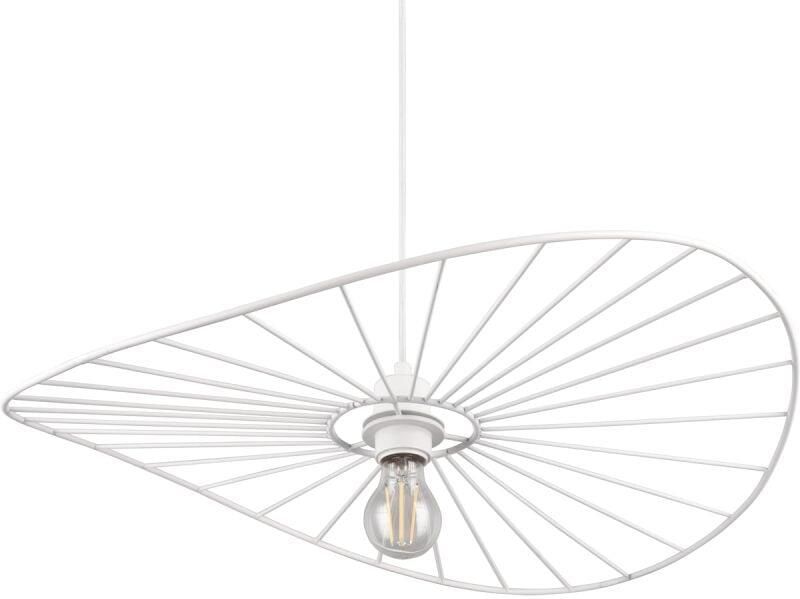 Trendhopper Hanglamp Chapeau mat wit Excl. 1x E27 7W