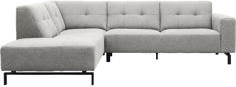 Trendhopper Hoekbank Viborg Nero Lightgrey links