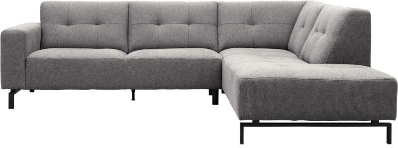Trendhopper Hoekbank Viborg Nero Steel rechts
