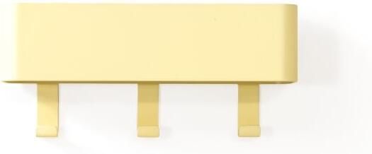 Spinder Design kapstok Dax Play 3 Butter Yellow 3 haken Staal - Foto 3