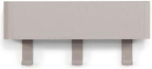 Spinder Design kapstok Dax Play 3 Silky Taupe 3 haken Staal - Foto 4