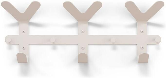 Spinder Design kapstok Frondo Silky Taupe 9 haken Staal - Foto 2