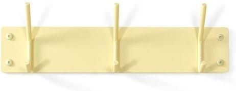 Spinder Design kapstok Fusion 3 Butter Yellow 3 haken Staal - Foto 2
