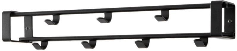 Spinder Design Rex 1- Wandkapstok met 7 haken 60x11 5x10 cm Zwart - Foto 3
